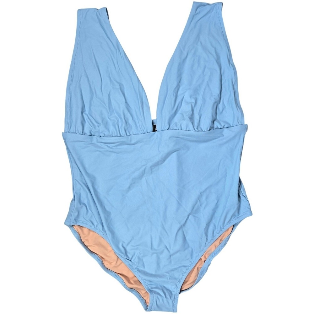 J. Crew V-neck‎ one-piece in Blue Mist 22 NWT